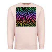 Pale Pink zebra glitter seamless pattern Premium Sweatshirt - BundleAndBundleShop