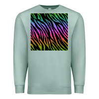 Seafoam zebra glitter seamless pattern Premium Sweatshirt - BundleAndBundleShop