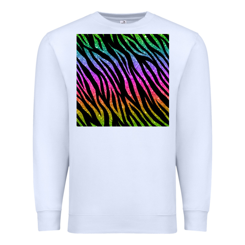 Zebra Glitter Seamless Pattern Premium Sweatshirt by BundleAndBundleShop | Teevron