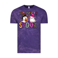 Cloud Purple too cute to spook Vintage Tee - BarkalooDesign