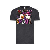 Vintage Black too cute to spook Vintage Tee - BarkalooDesign