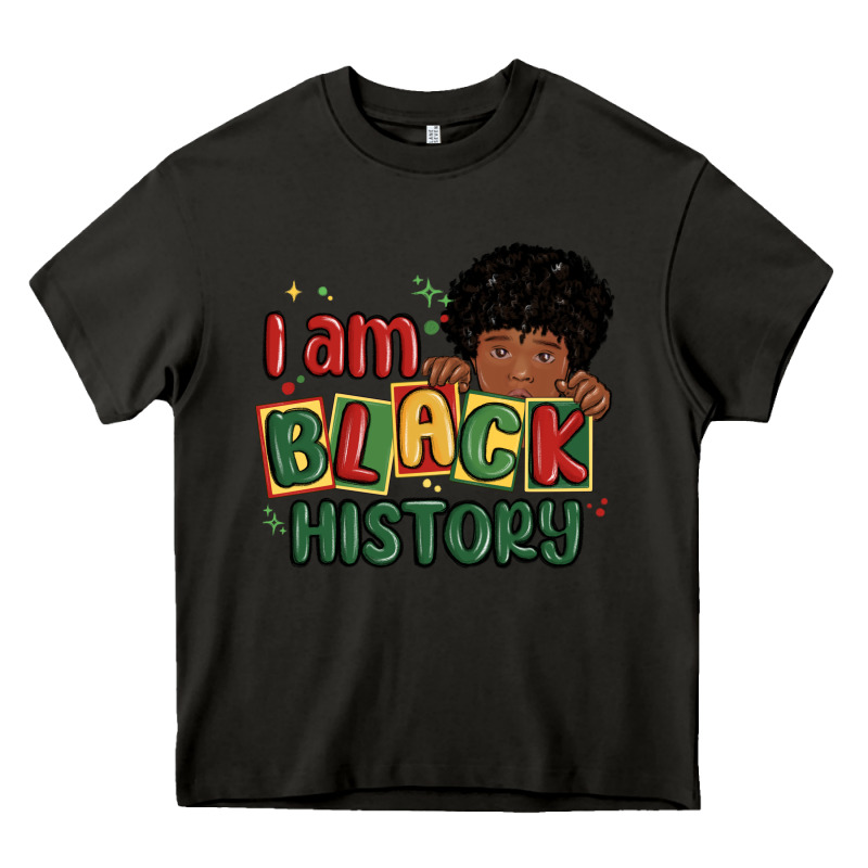 I Am Black History Black Boy Heavy Core Tee by MaliasSmallBusiness | Teevron
