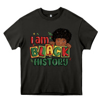 Asphalt i am black history black boy Heavy Core Tee - MaliasSmallBusiness
