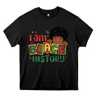 Black i am black history black boy Heavy Core Tee - MaliasSmallBusiness