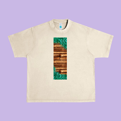 Western Tooled Leather Sunflower Turquoise Gemstone Pen Wrap 1 Urban Heavy Tee Designed By Jasminsmagicworld