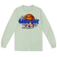 Matcha Game day Basketball Long Sleeve Tee - NancyCooperArtShop