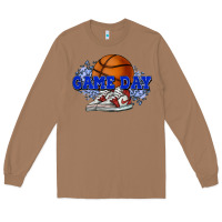 Toasted Coconut Game day Basketball Long Sleeve Tee - NancyCooperArtShop