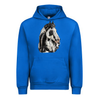 Cobalt paint horse Urban Hoodie - LillyAllenDesigns