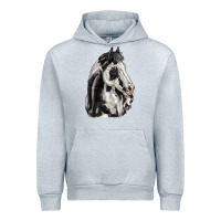 Heather Grey paint horse Urban Hoodie - LillyAllenDesigns