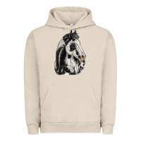 Pigment French Oak paint horse Urban Hoodie - LillyAllenDesigns
