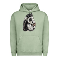 Pigment Oil Green paint horse Urban Hoodie - LillyAllenDesigns