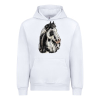 White paint horse Urban Hoodie - LillyAllenDesigns