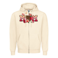 Sandshell Valentine's Day mom Zipper Hoodie - FaDigitalArtStudio