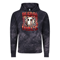 Cloud Black baseball vibes smiley face Vintage Hoodie - BarkalooDesign