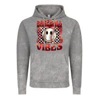 Cloud Rock baseball vibes smiley face Vintage Hoodie - BarkalooDesign