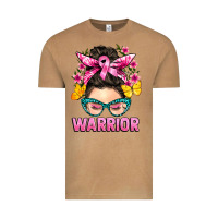 Cancer Warrior Messy Bun Vintage Tee | Teevron