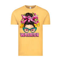 Vintage Mustard cancer warrior messy bun Vintage Tee - BarkalooDesign