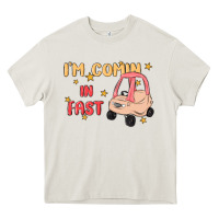 Cream i'm comin in fast Heavy Core Tee - MaliasSmallBusiness