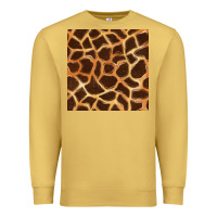 Antique Gold giraffe seamless pattern Premium Sweatshirt - BundleAndBundleShop