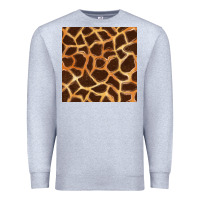 Heather Grey giraffe seamless pattern Premium Sweatshirt - BundleAndBundleShop