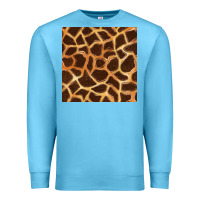 Ocean Blue giraffe seamless pattern Premium Sweatshirt - BundleAndBundleShop