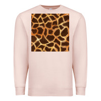 Pale Pink giraffe seamless pattern Premium Sweatshirt - BundleAndBundleShop