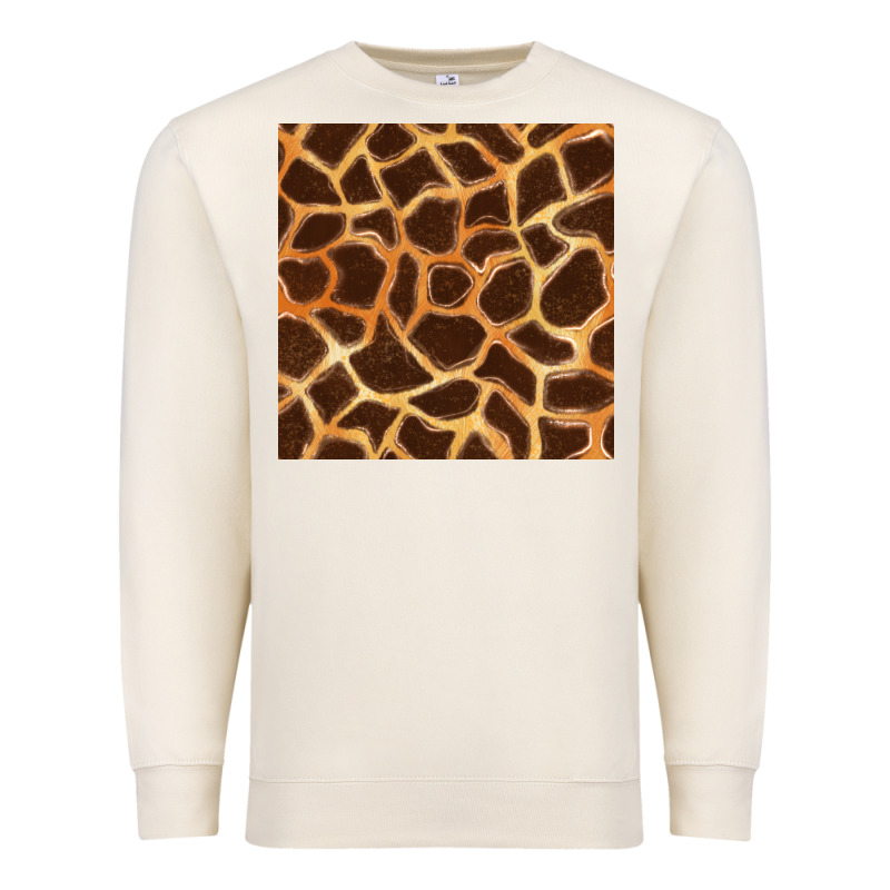 Giraffe Seamless Pattern Premium Sweatshirt by BundleAndBundleShop | Teevron