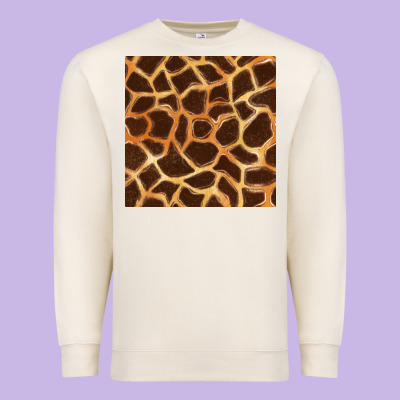 Giraffe Seamless Pattern Premium Sweatshirt Designed By Bundleandbundleshop