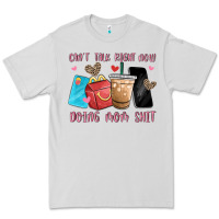 Dove Grey can't talk right now doing mom shit Premium Tee - MaliasSmallBusiness