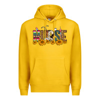 Lemon Western Nurse Sunflower Premium Hoodie - FaDigitalArtStudio