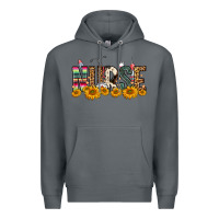 Rock Western Nurse Sunflower Premium Hoodie - FaDigitalArtStudio