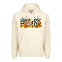 Sandshell Western Nurse Sunflower Premium Hoodie - FaDigitalArtStudio