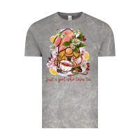 Cloud Rock just a girl who loves tea gnome Vintage Tee - BarkalooDesign