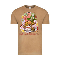 Vintage Camel just a girl who loves tea gnome Vintage Tee - BarkalooDesign