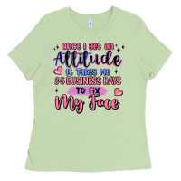 Matcha once i get an attitude Ladies Tee - MaliasSmallBusiness