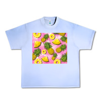 Grape Ice pink pineapple Urban Heavy Tee - BarkalooDesign