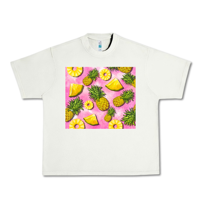 Pink Pineapple Urban Heavy Tee by BarkalooDesign | Teevron