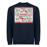Navy mommy reminder Heavyweight Sweatshirt - TumblerDesignByShophia