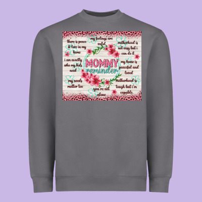 Mommy Reminder Heavyweight Sweatshirt Designed By Tumblerdesignbyshophia