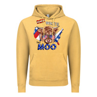 Vintage Mustard Red White And Moo Cow Vintage Hoodie - RanaPortraitStore