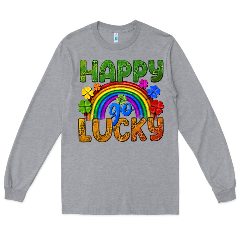 Happy Go Lucky Lgbtq+ Long Sleeve Tee by NancyCooperArtShop | Teevron