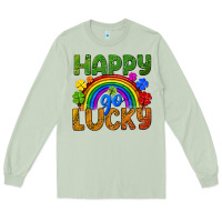 Matcha Happy go lucky LGBTQ+ Long Sleeve Tee - NancyCooperArtShop