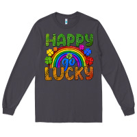 Smoke Happy go lucky LGBTQ+ Long Sleeve Tee - NancyCooperArtShop
