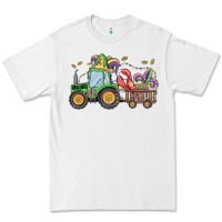 White mardi gras tractor Premium Tee - MaliasSmallBusiness
