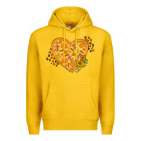 Lemon Western Autumn Heart Premium Hoodie - FaDigitalArtStudio