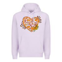 Lilac Western Autumn Heart Premium Hoodie - FaDigitalArtStudio