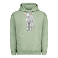 Pigment Oil Green merino wool baby sheep Urban Hoodie - LillyAllenDesigns