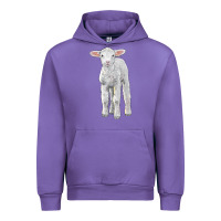Tulip merino wool baby sheep Urban Hoodie - LillyAllenDesigns
