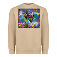 4 20 Marijuana Holiday Heavyweight Sweatshirt | Teevron
