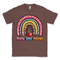 Chestnut teach love inspire rainbow Classic Tee - Artiststas